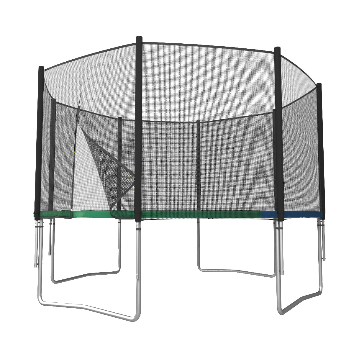 Батут UNIX line Simple 8 ft Color, внешняя сетка