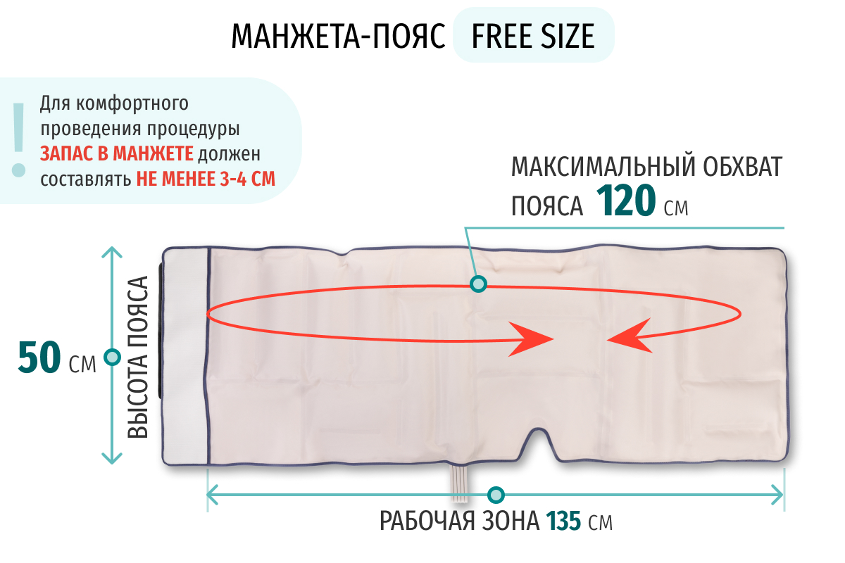 Лимфодренажный аппарат Gapo Alance GSM033 Комплект "Люкс" (Размер XL, цвет слоновая кость)