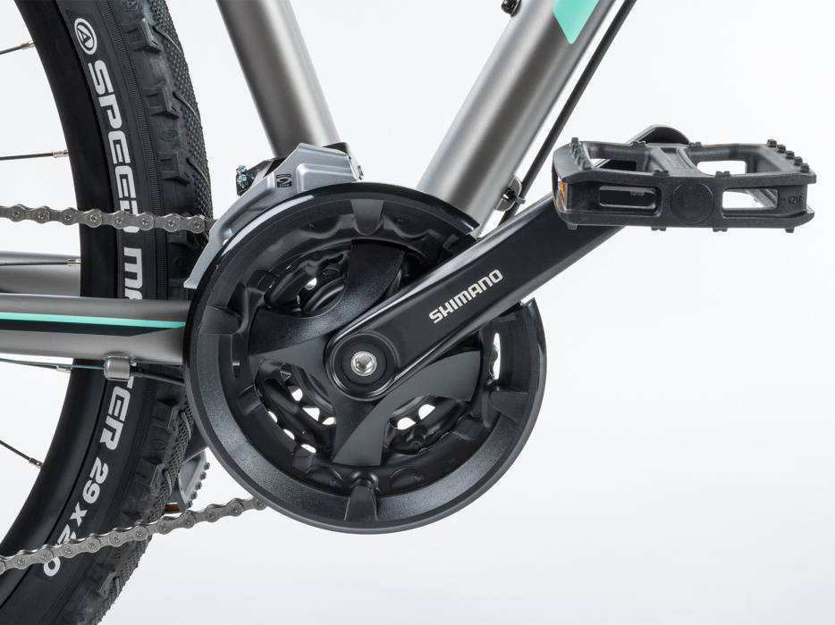 Велосипед Author Solution ASL 29 18" (22) серебро/бирюза/черный