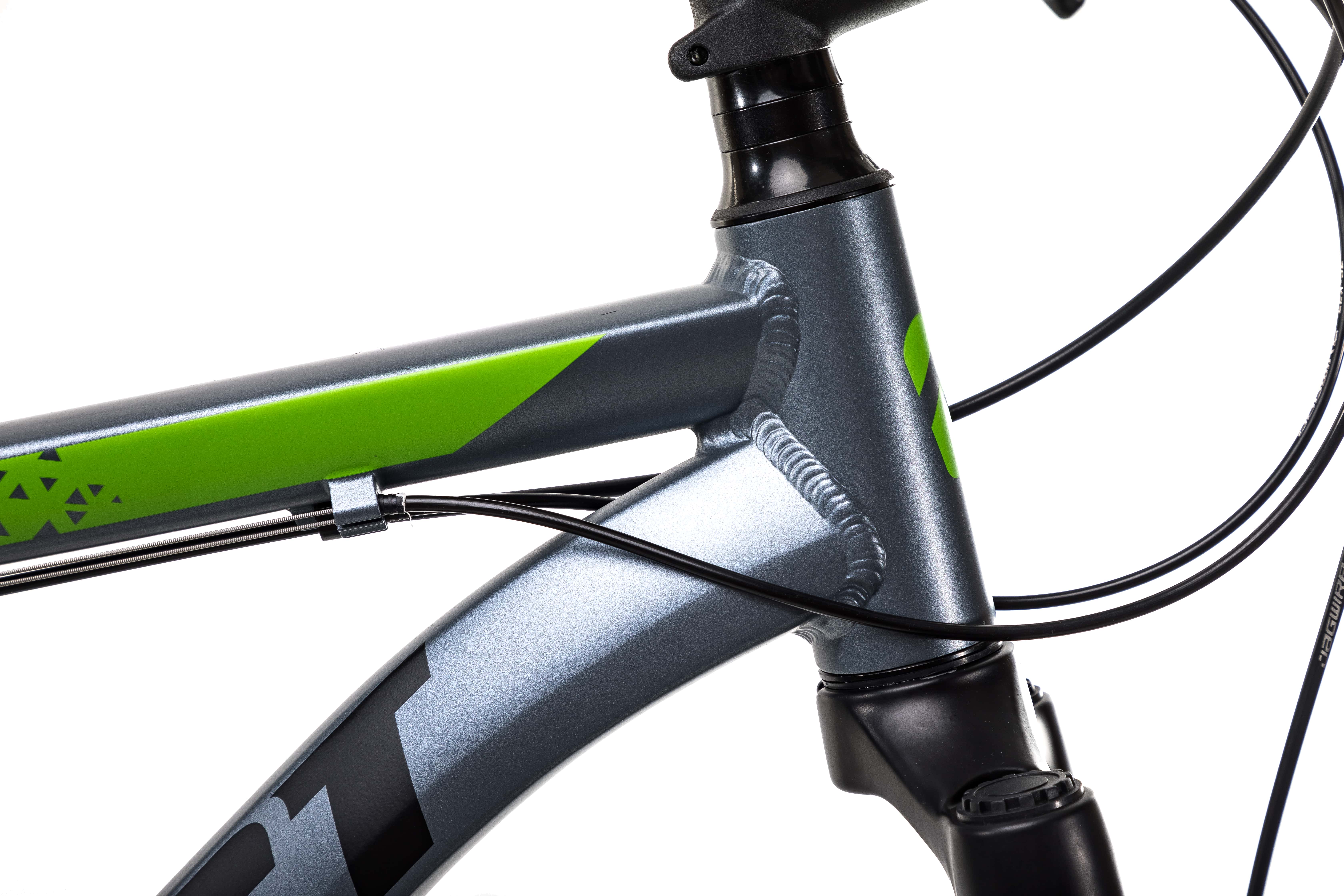 Велосипед Aspect IDEAL 26 14.5" Серо-зеленый (2022)