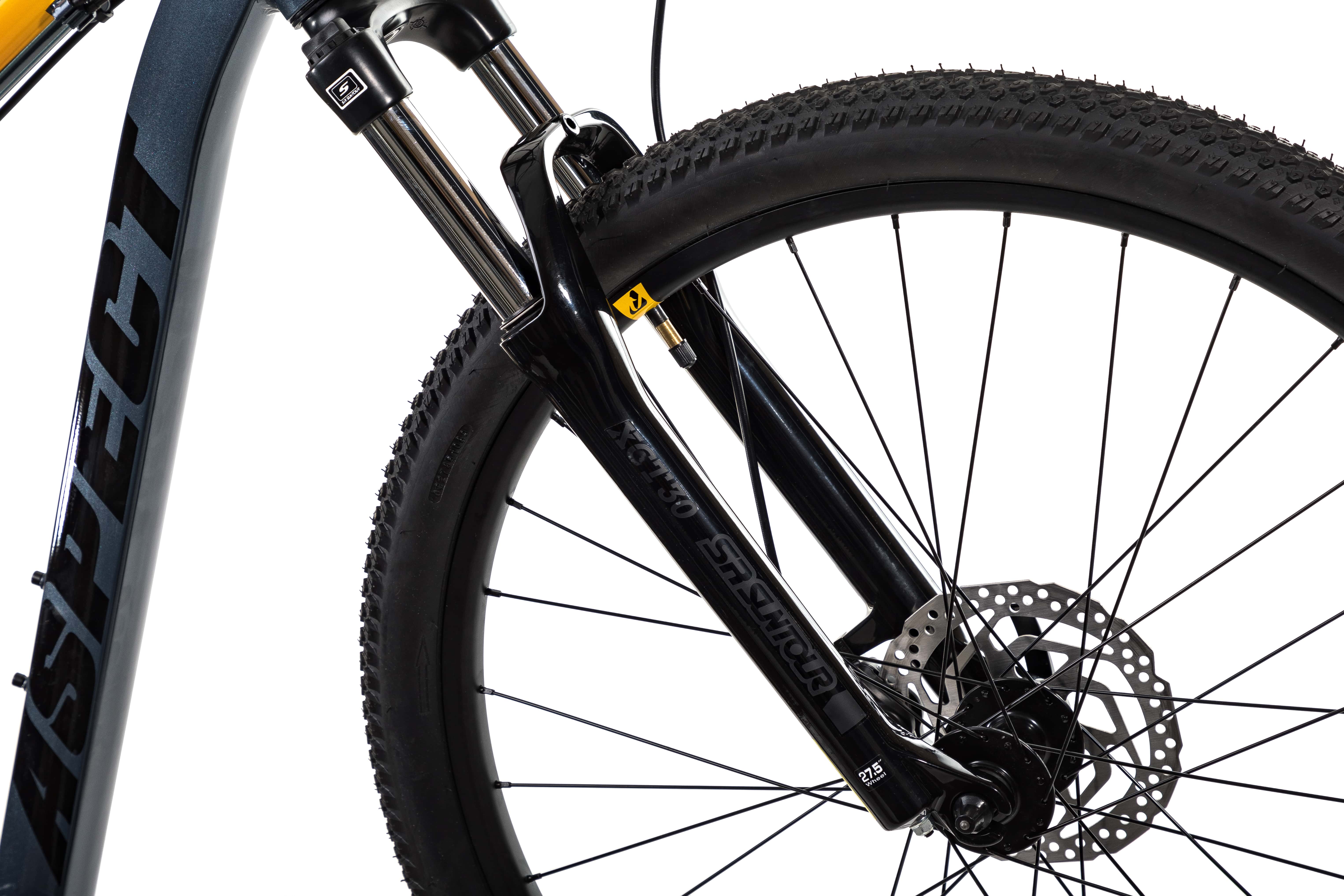 Велосипед Aspect NICKEL 27.5 18" Серо-оранжевый (2022)