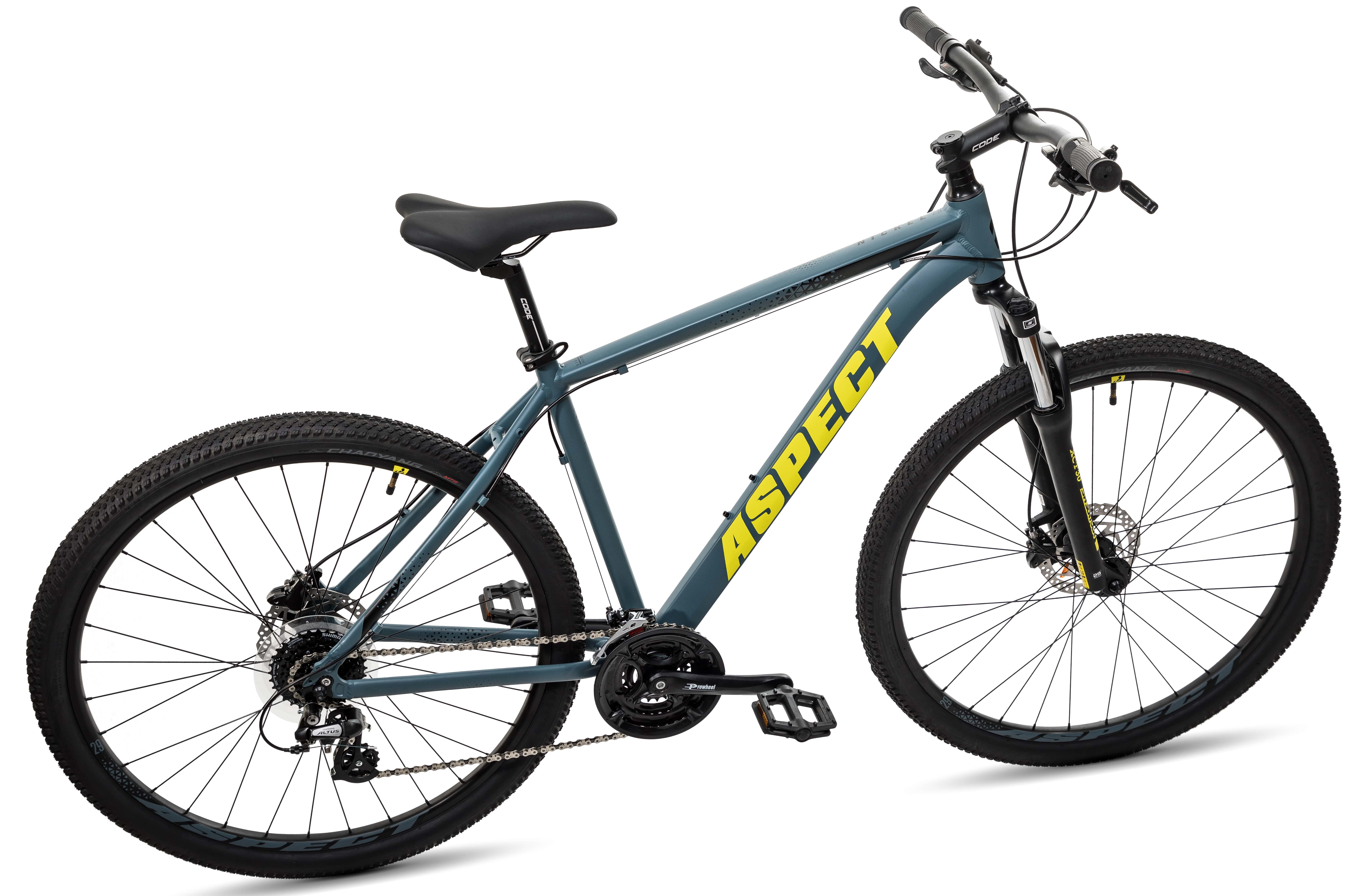 Велосипед Aspect NICKEL 29 18" Серо-желтый (2022)