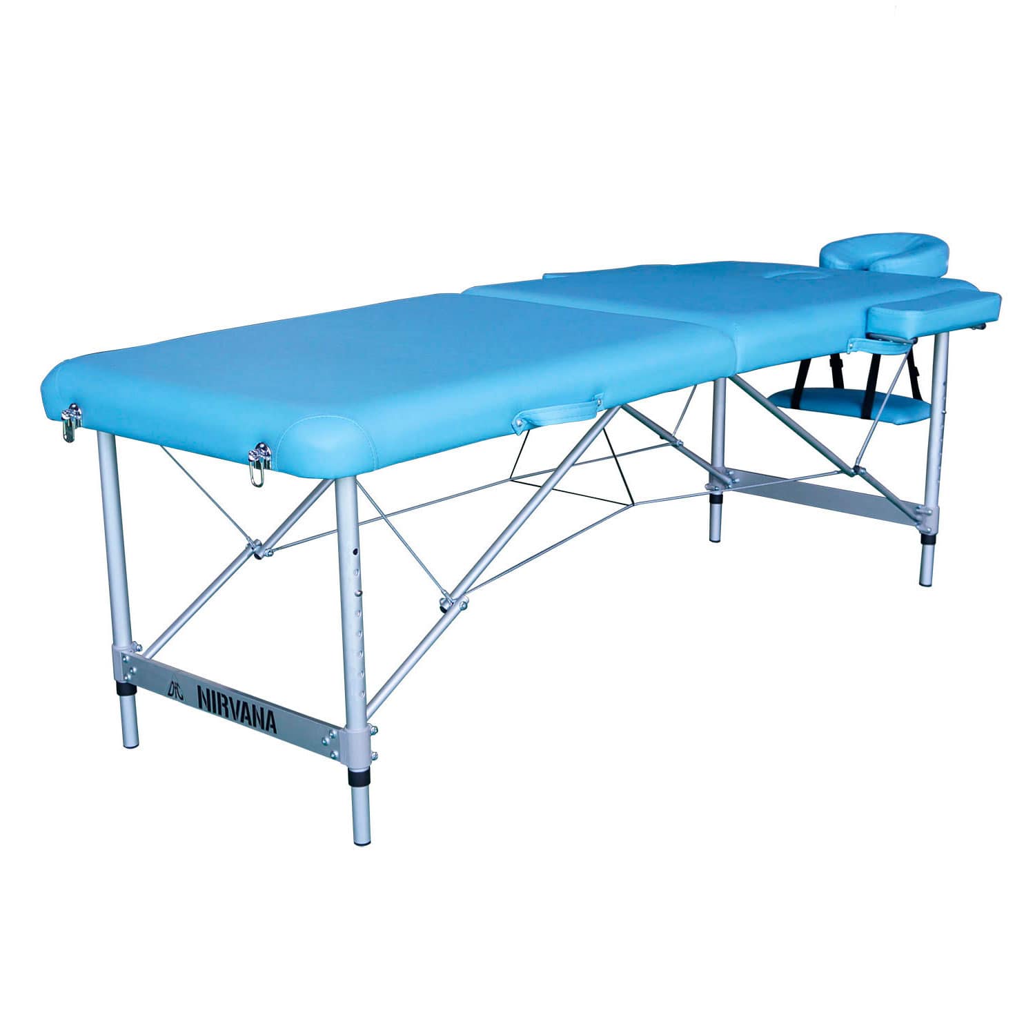 Складной массажный стол DFC NIRVANA, Elegant LUXE, светло-голубой