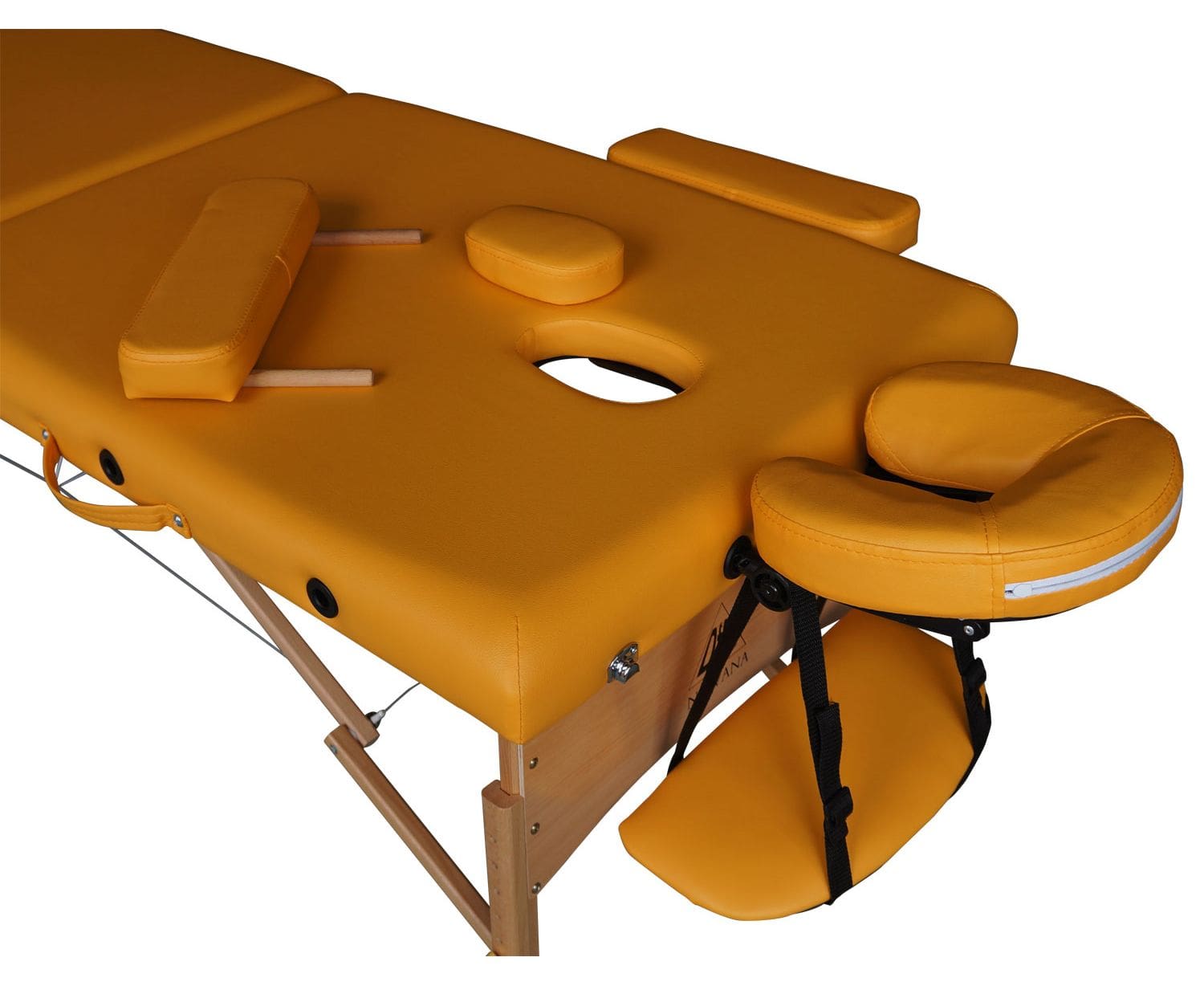 Складной массажный стол DFC NIRVANA, Relax, горчичный