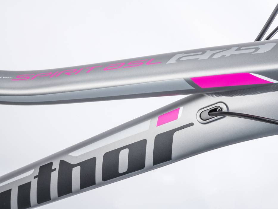 Велосипед Author Spirit ASL 18" (22) серебро/черный/розовый