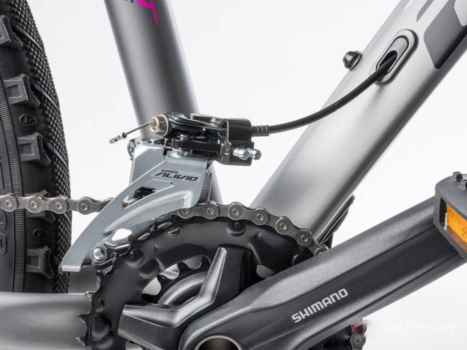 Велосипед Author Spirit ASL 18" (22) серебро/черный/розовый