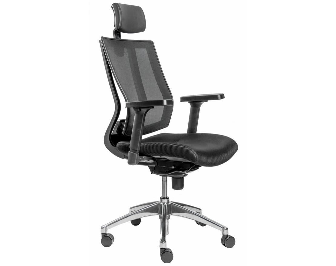 Эргономичное кресло Falto PROMAX (динамичная спинка, сетка, ткань, чёрный)