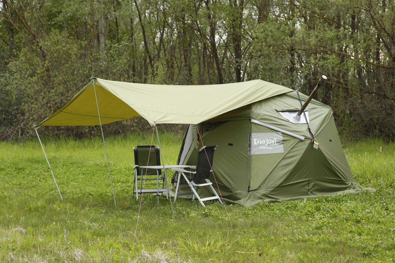 Палатка Лотос КубоЗонт 4-У Классик модель 2022