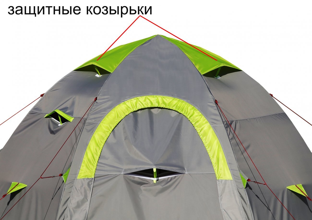 Палатка Лотос 5 Баня (Д-обр вход + пол ПУ4000)