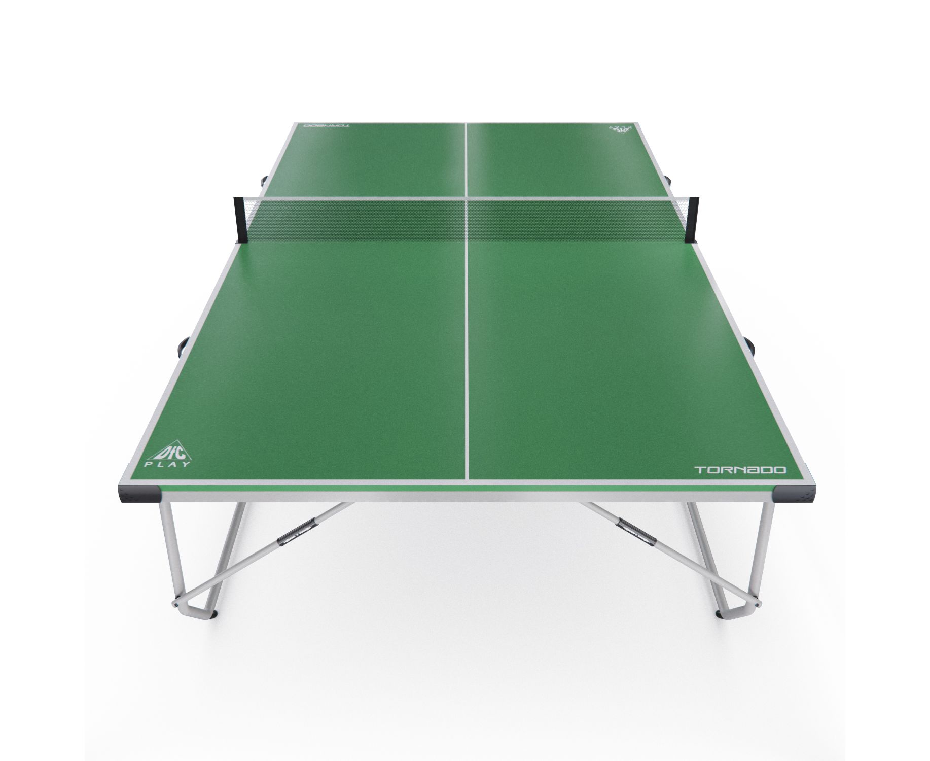 Теннисный стол DFC Tornado Home Compact для помещения, зелёный, складной