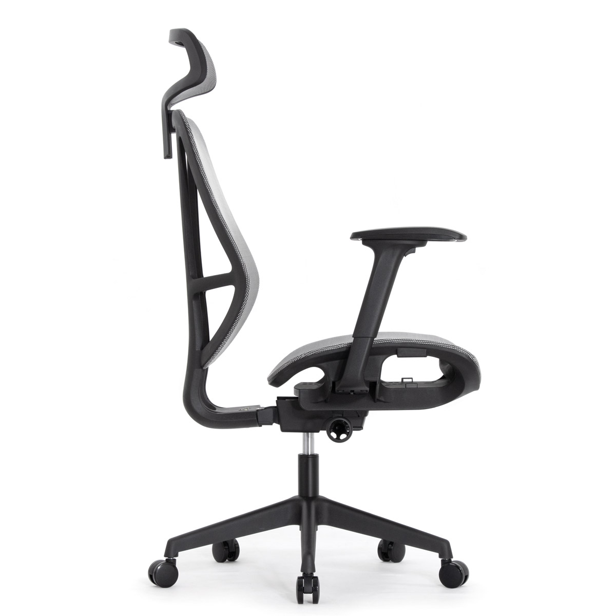 Эргономичное кресло Falto HOP ECO (удлинённое сиденье, сетка, серый)