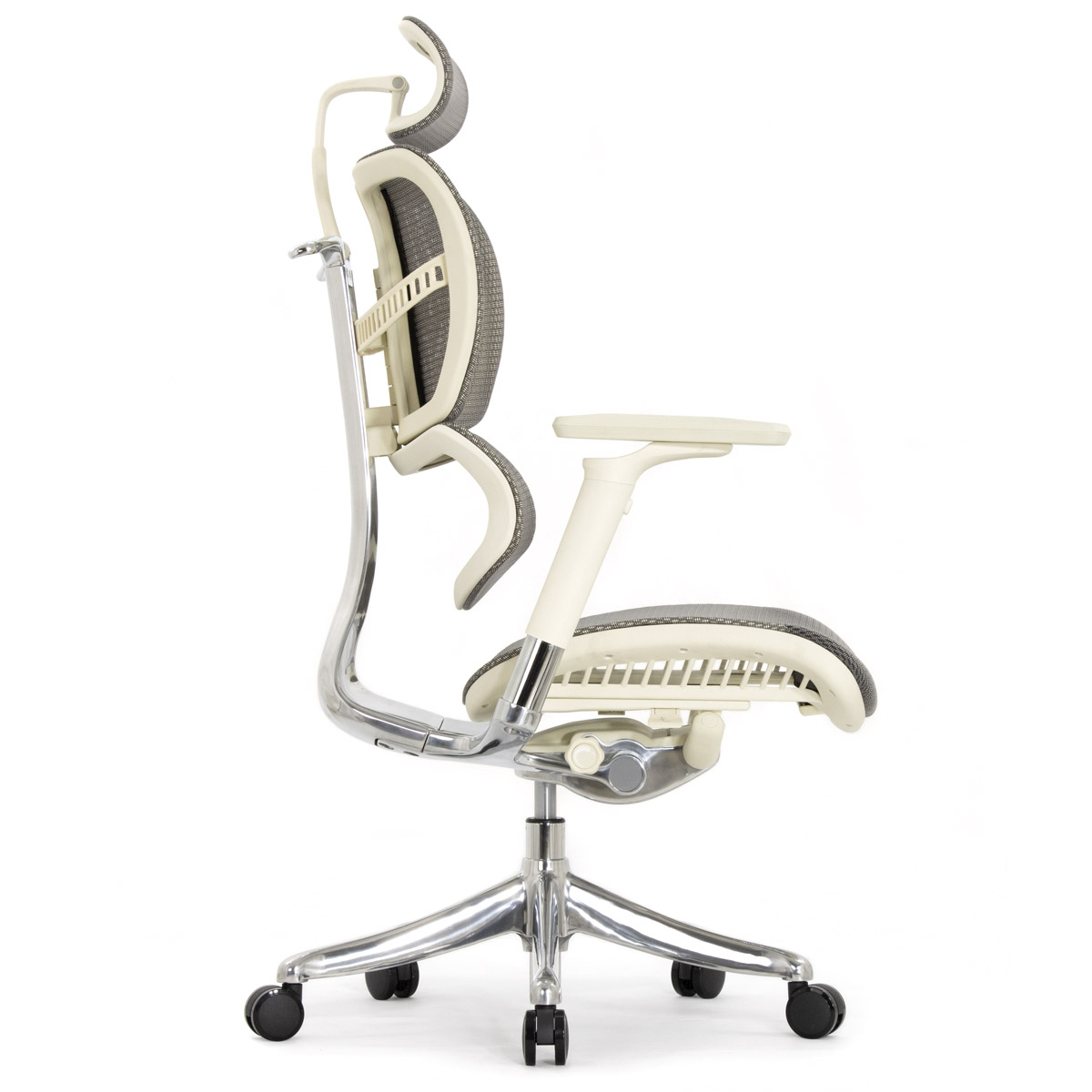 Анатомическое кресло Falto Fly 2 (динамичный подголовник, подлокотники 6D (360), сетка, светлый)