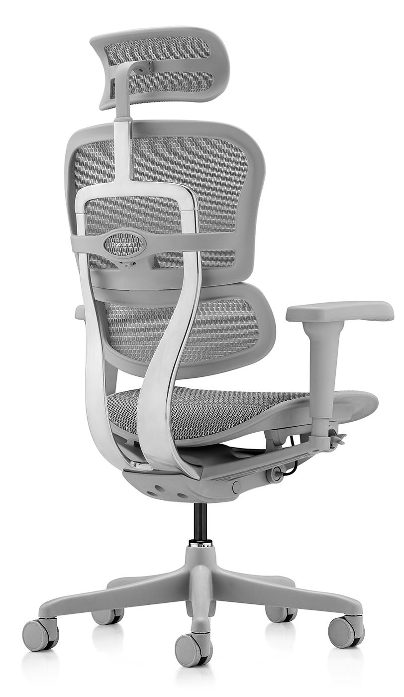Эргономичное кресло Falto Ergohuman 2 Ultra (наклон вперёд, сетка, серый)