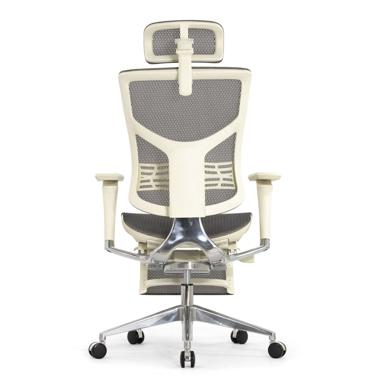 Эргономичное кресло Falto Star 2 с подножкой (подлокотники 6D (360), сетка, цвет светлый)