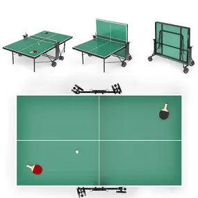 Теннисный стол UNIX line Compact indoor 18 mm MDF (Green)