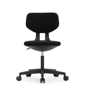 Эргономичное кресло Falto Rookie (регулируемая спинка, ткань, чёрный)