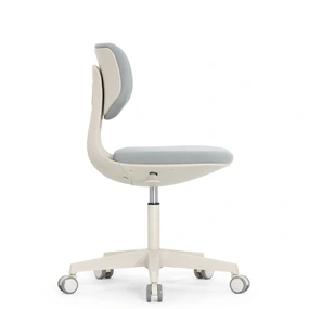 Эргономичное кресло Falto Rookie (регулируемая спинка, ткань, каркас светлый, серый)