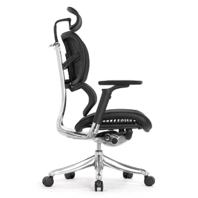 Анатомическое кресло Falto Fly 2 (динамичный подголовник, подлокотники 6D (360), сетка, чёрный)