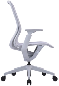 Эргономичное кресло Aria светло-серое
